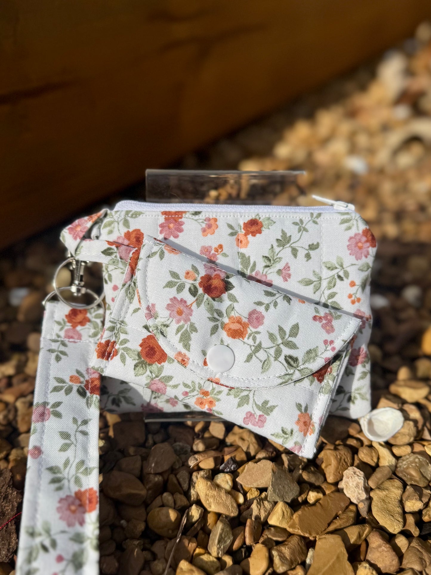 Autumn Harvest Mini Keychain Wallet