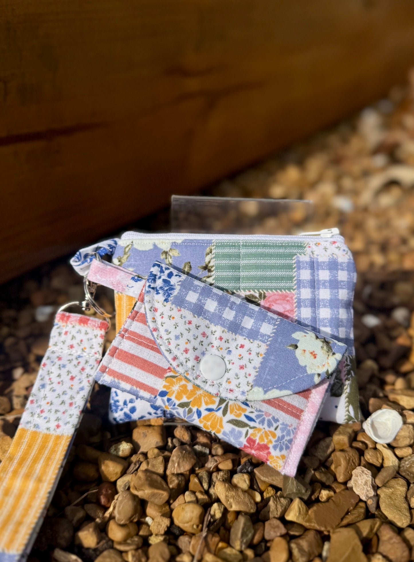 Feeling Pretty Mini Keychain Wallet