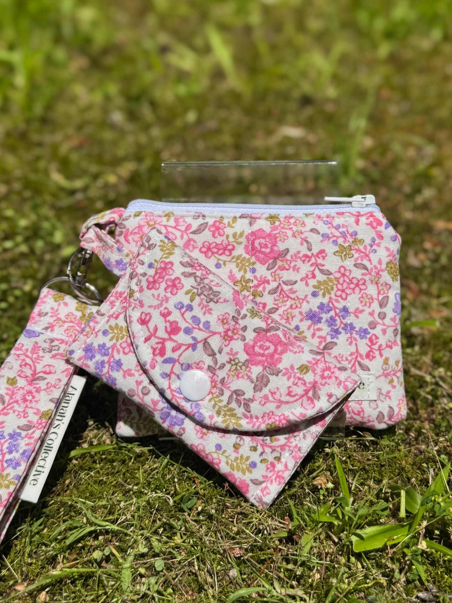 Spring in Bloom Mini Keychain Wallet