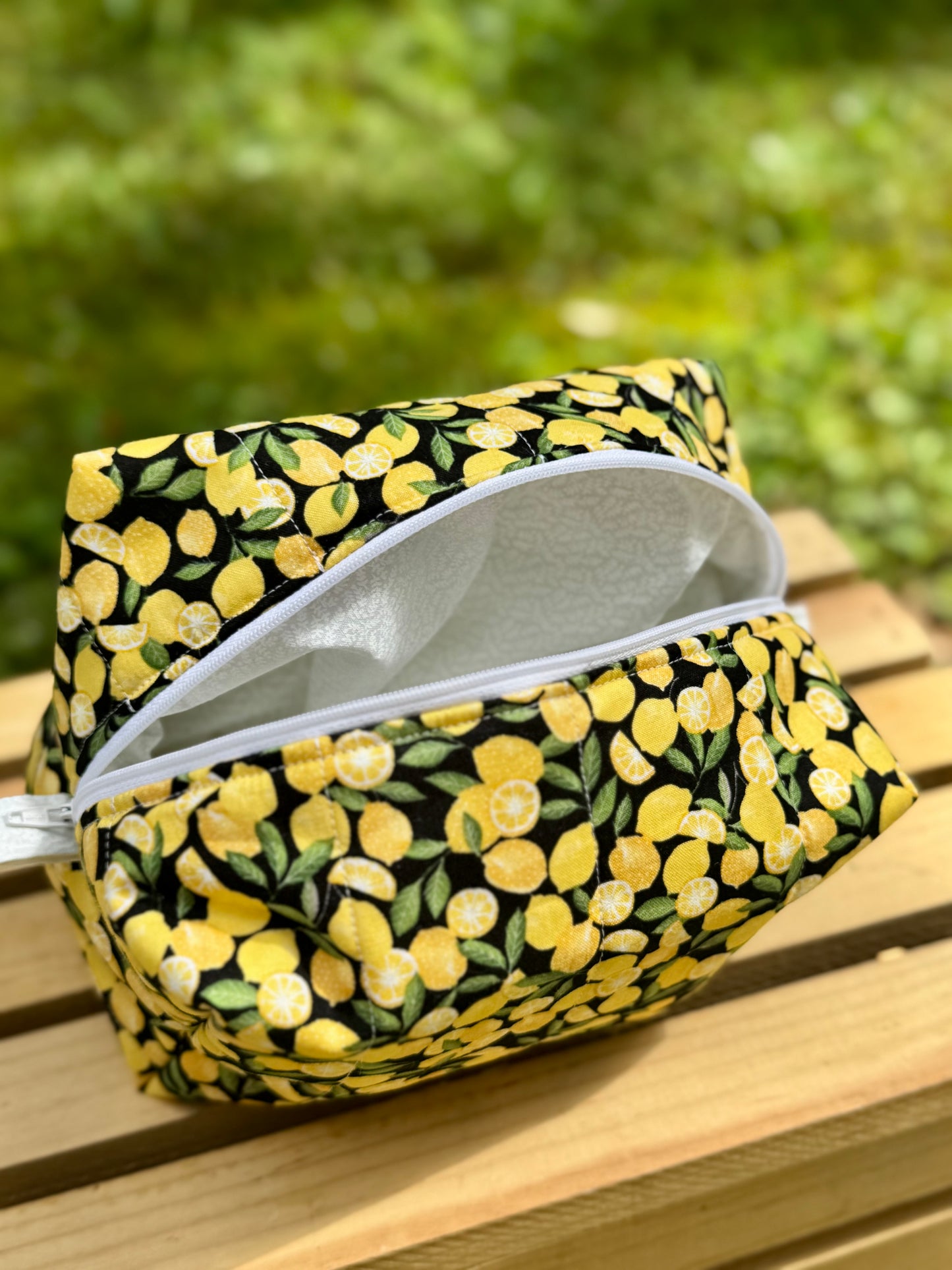 Love for Lemons Makeup Bag