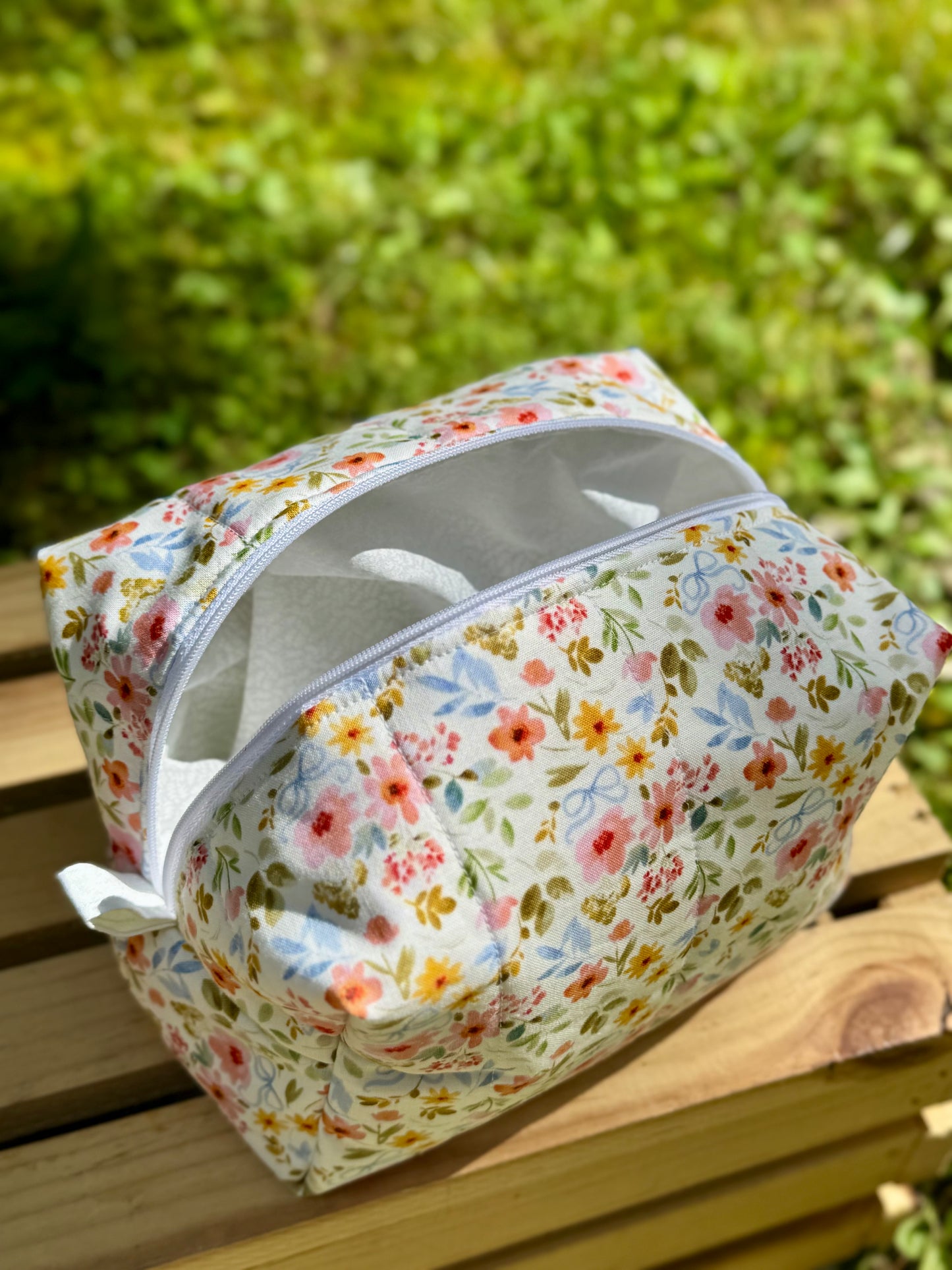 May Blooms Makeup Bag