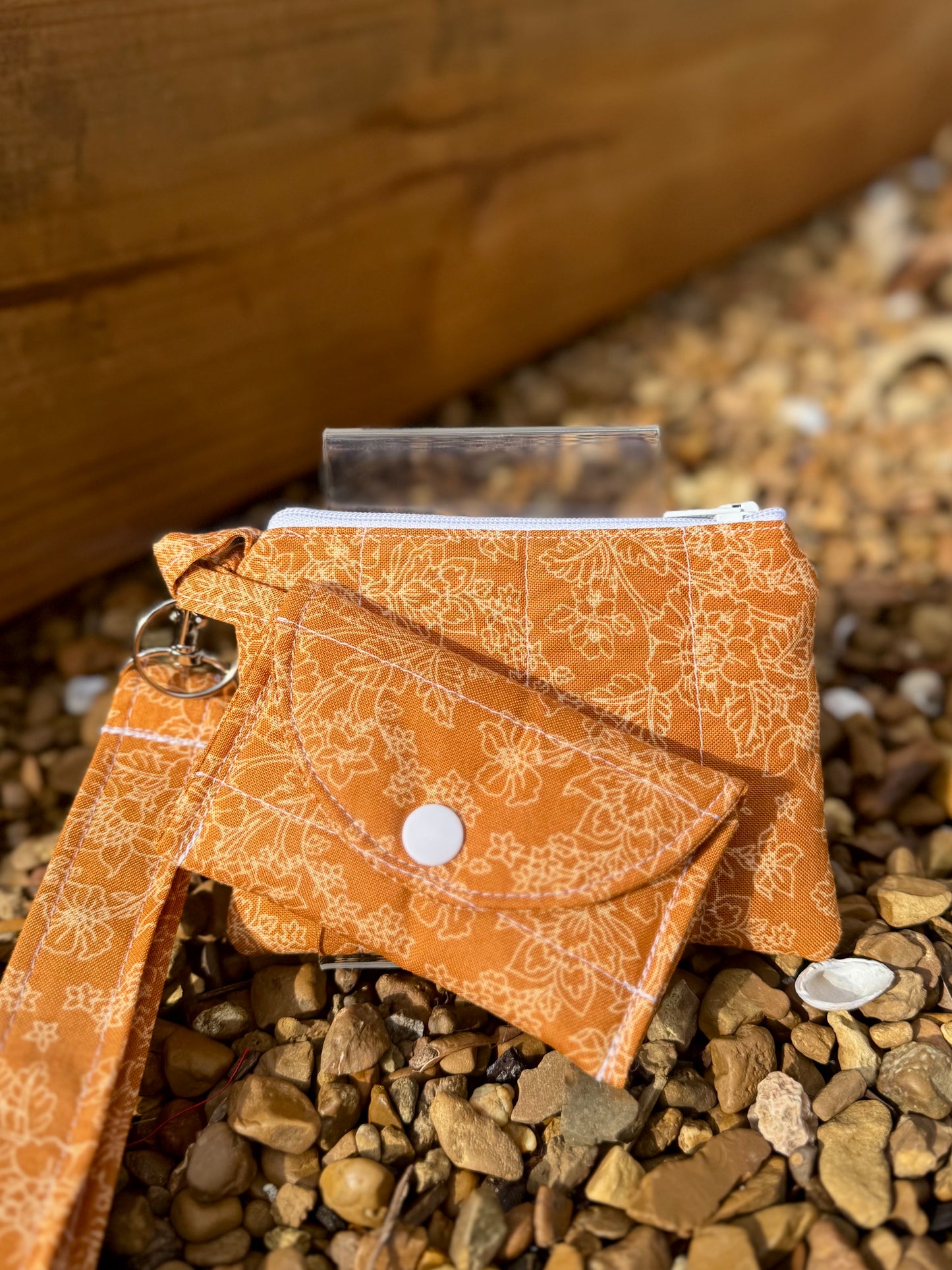 Pumpkin Spice Wristlet