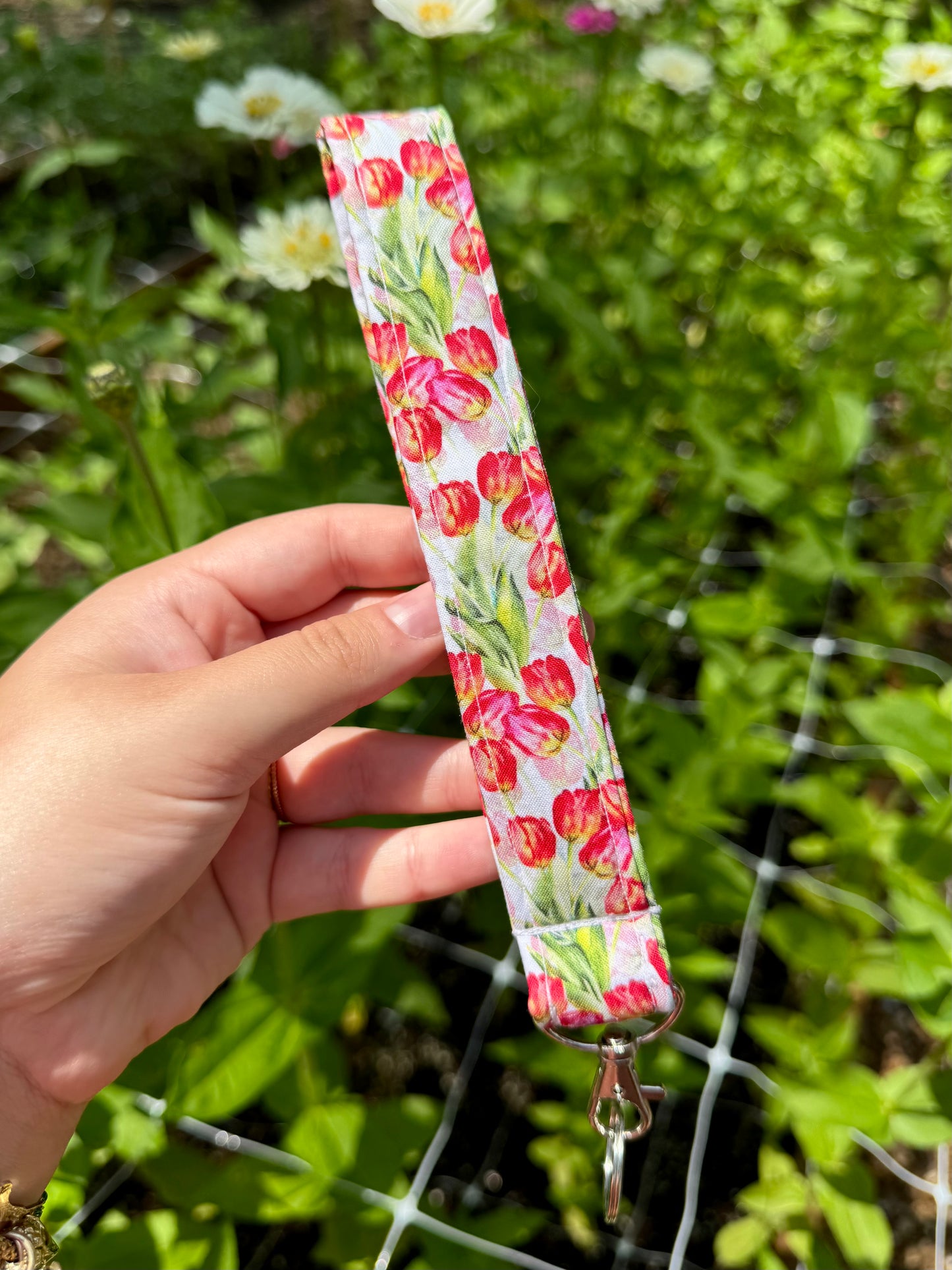 Spring Tulips Wristlet