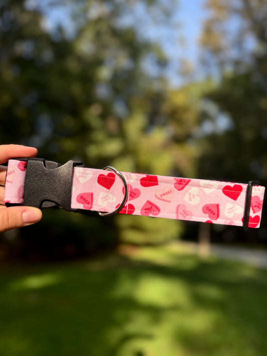 Be Mine Large 1.5" Dog Collar