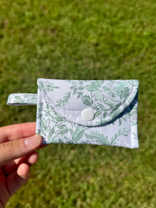 Green Leaves AirPods Case/Card Wallet