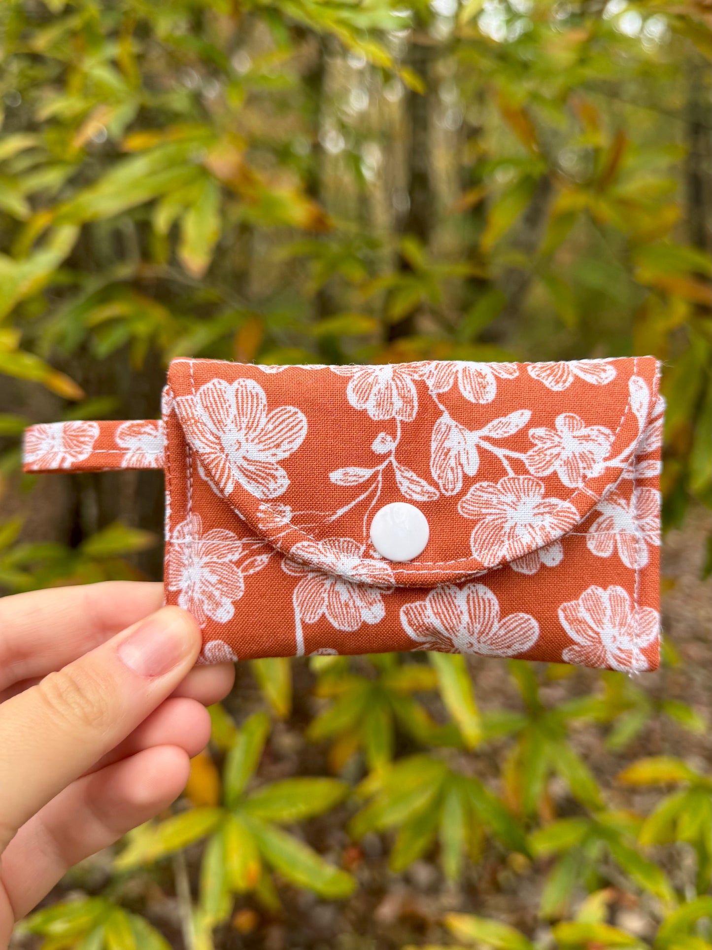 Terracotta Blooms AirPods Case/Card Wallet
