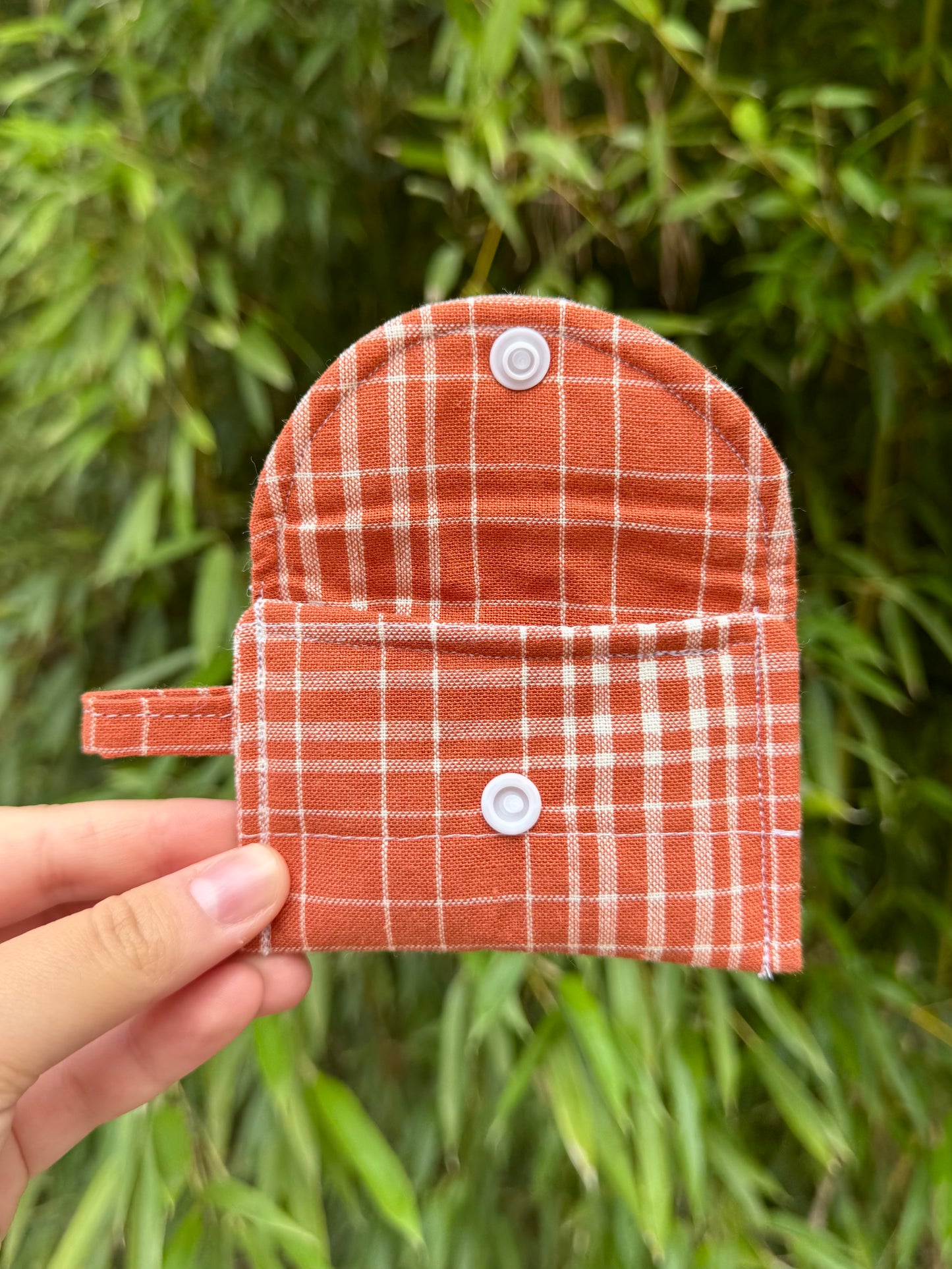 Burnt Orange AirPods Case/Card Wallet