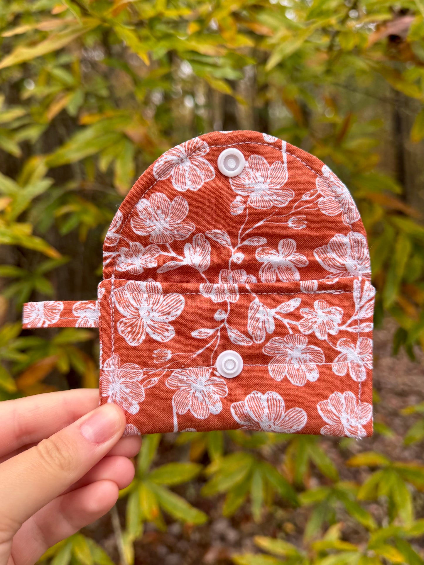 Terracotta Blooms AirPods Case/Card Wallet