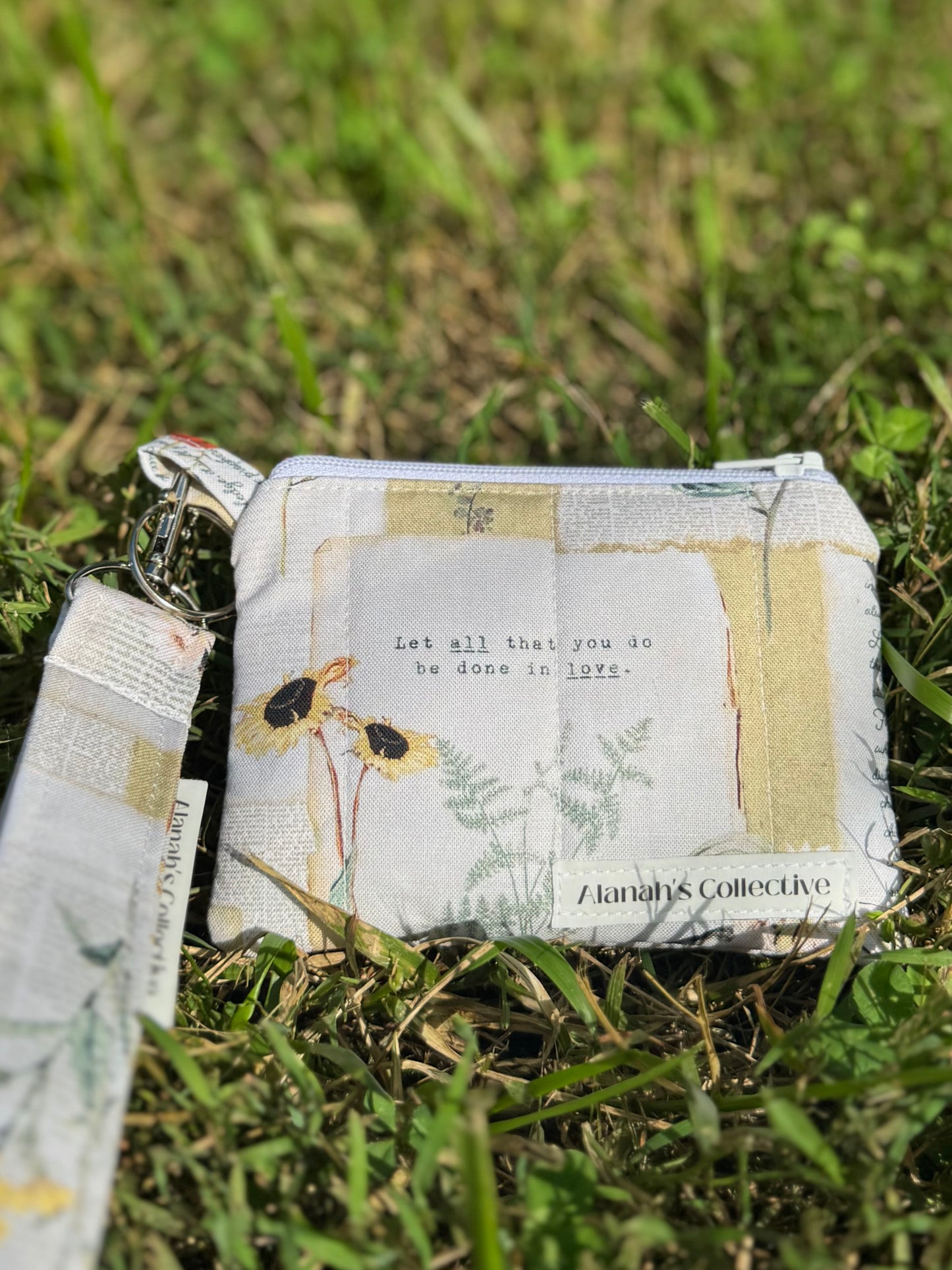 Grow in Love Mini Keychain Wallet