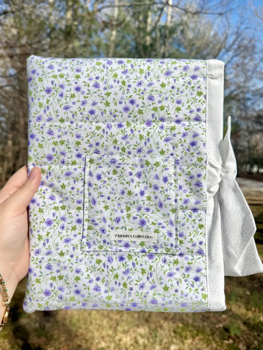 Bellflowers Large Bible/Book Sleeve
