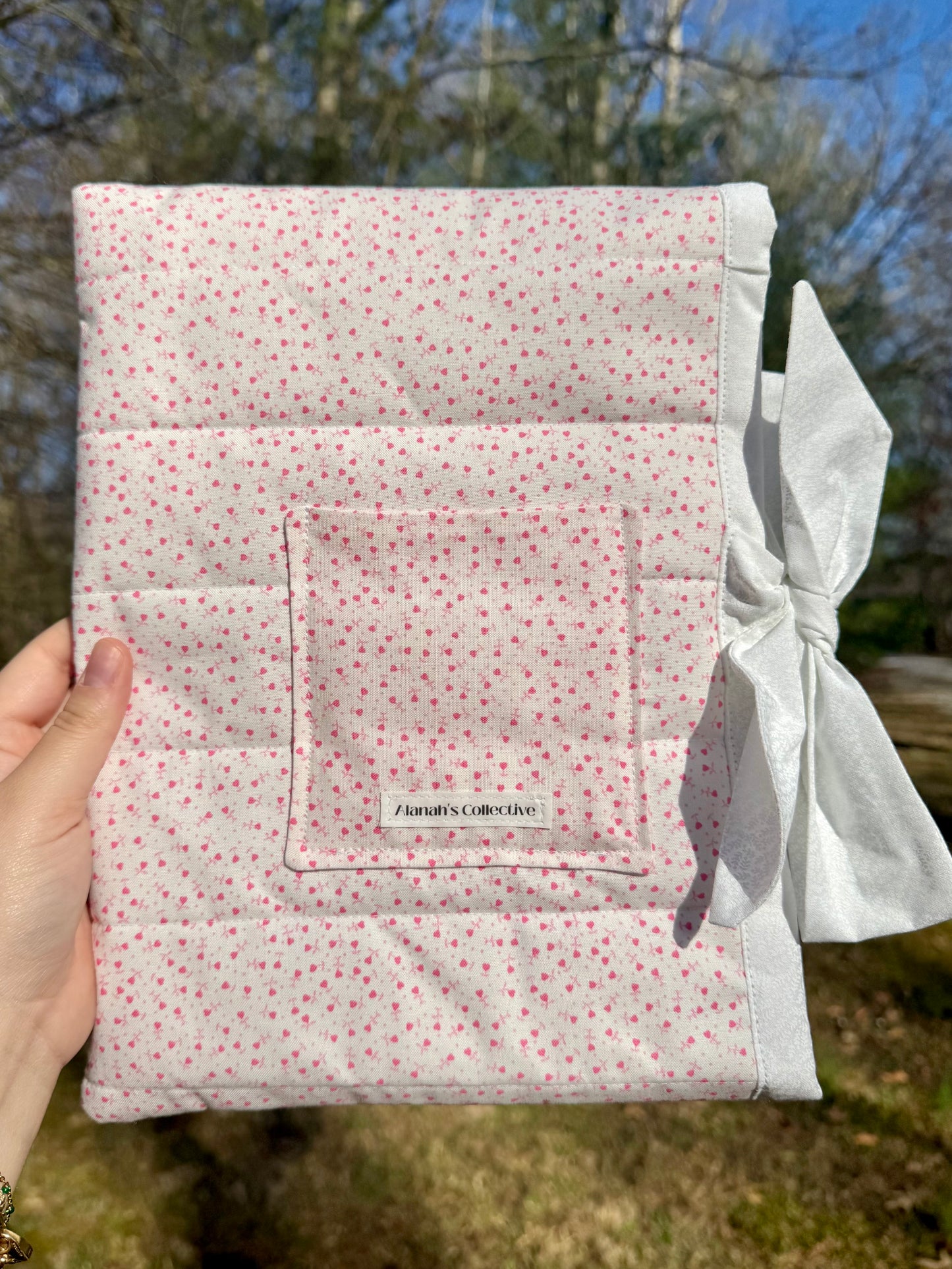 Darling Hearts Large Bible/Book Sleeve