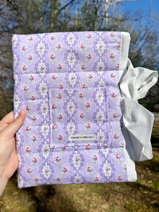 Lovely Lavender Large Bible/Book Sleeve