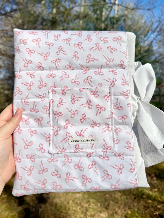 Pink Bows Large Bible/Book Sleeve