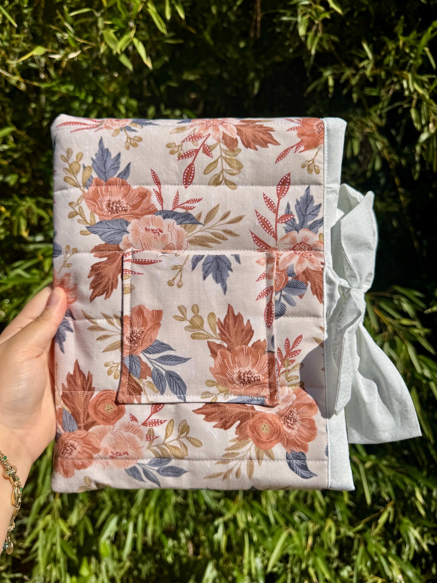 Boho Autumn Florals Large Bible/Book Sleeve
