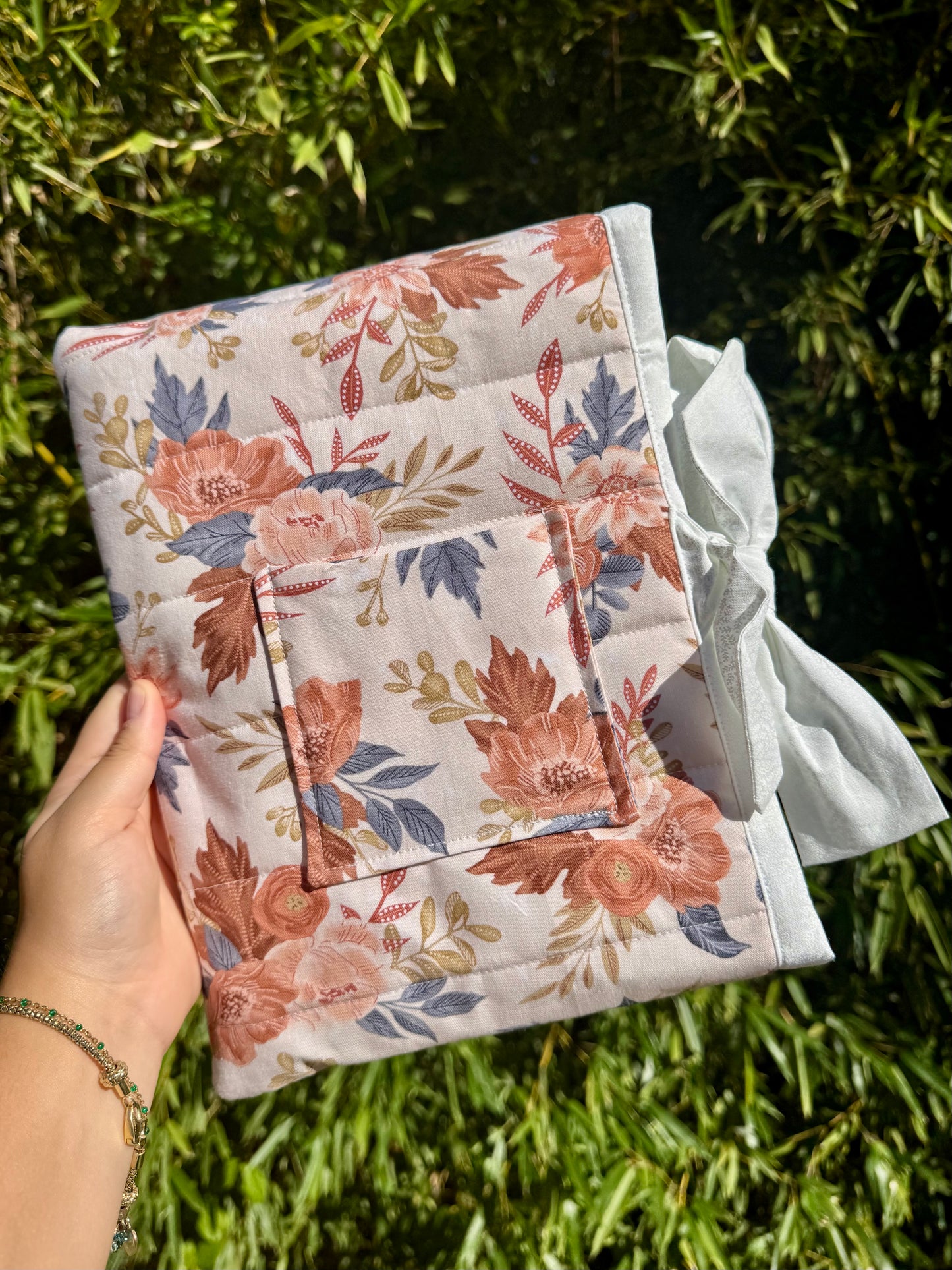 Boho Autumn Florals Large Bible/Book Sleeve