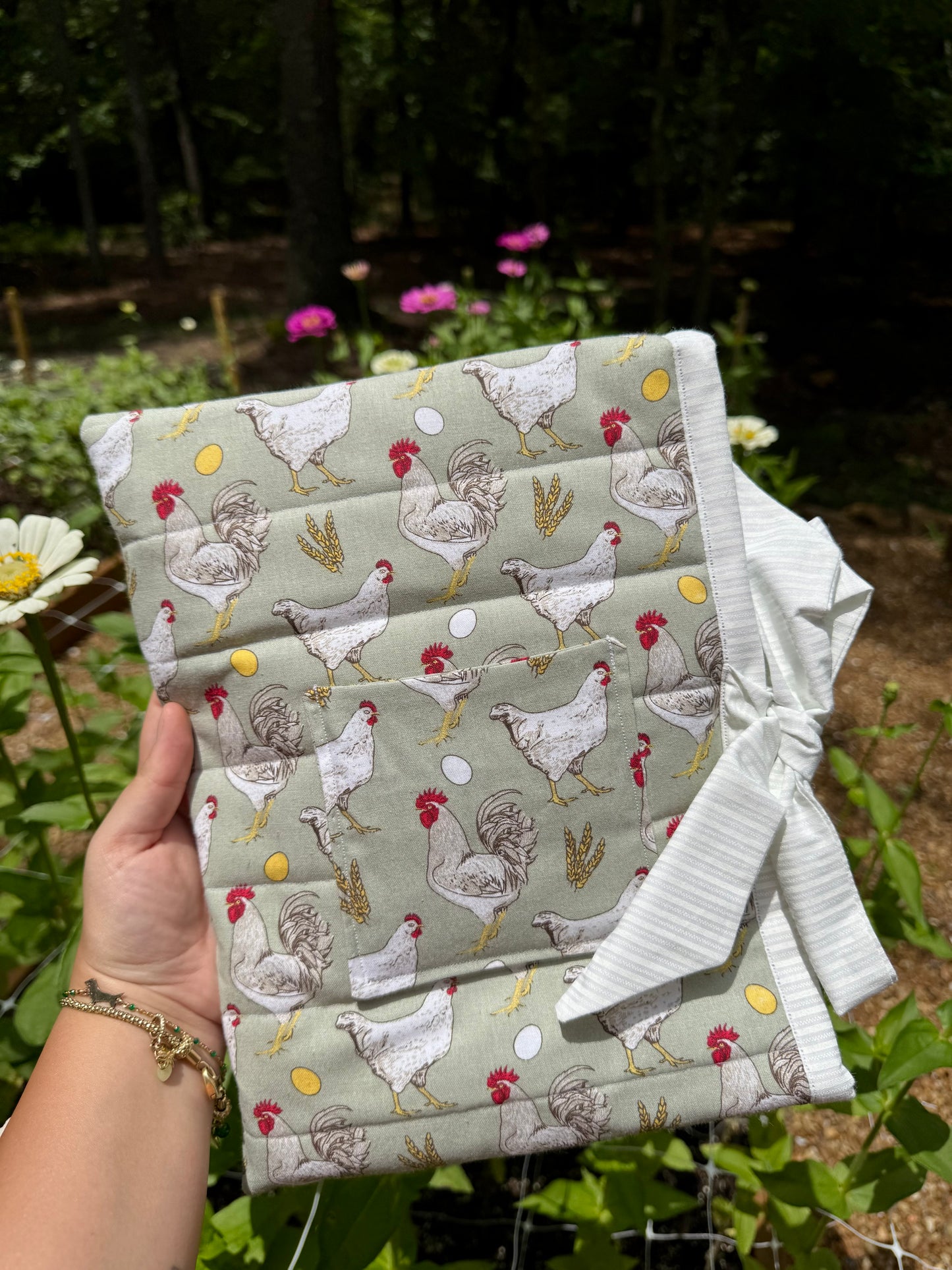 Farmstead Chickens Large Bible/Book Sleeve
