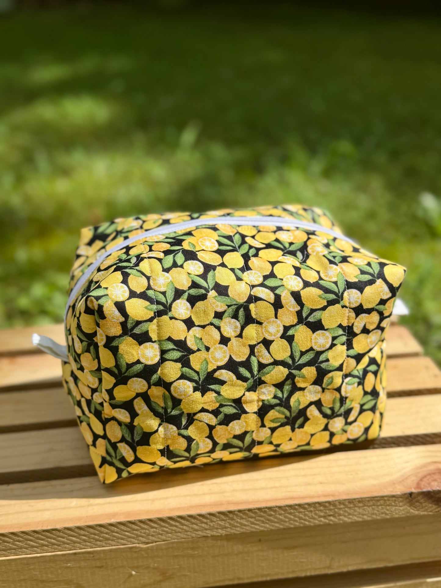 Love for Lemons Makeup Bag