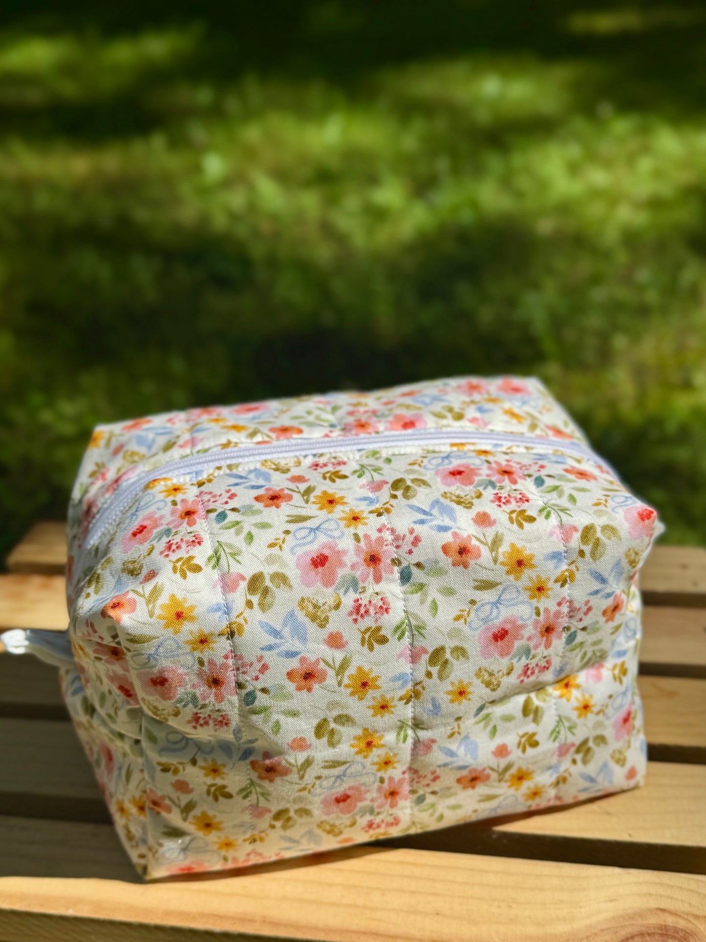 May Blooms Makeup Bag