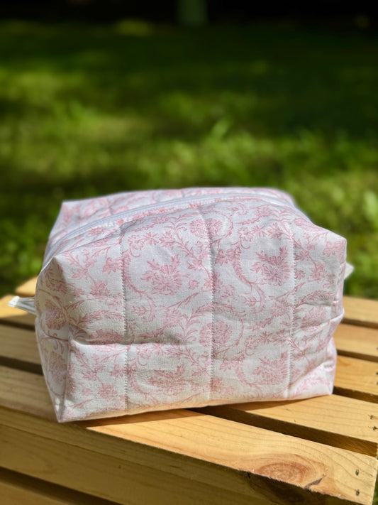Pretty in Pink Makeup Bag
