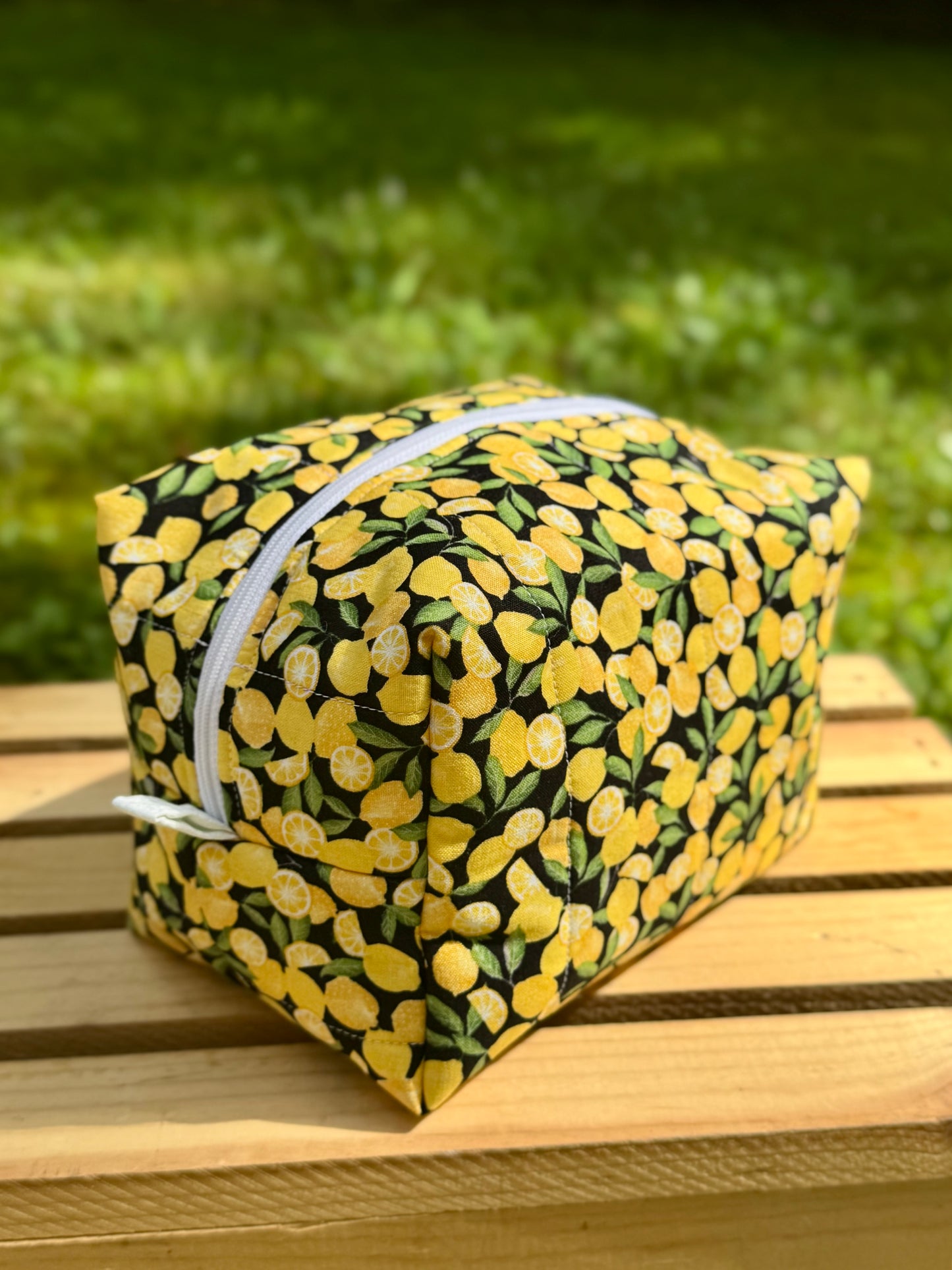 Love for Lemons Makeup Bag