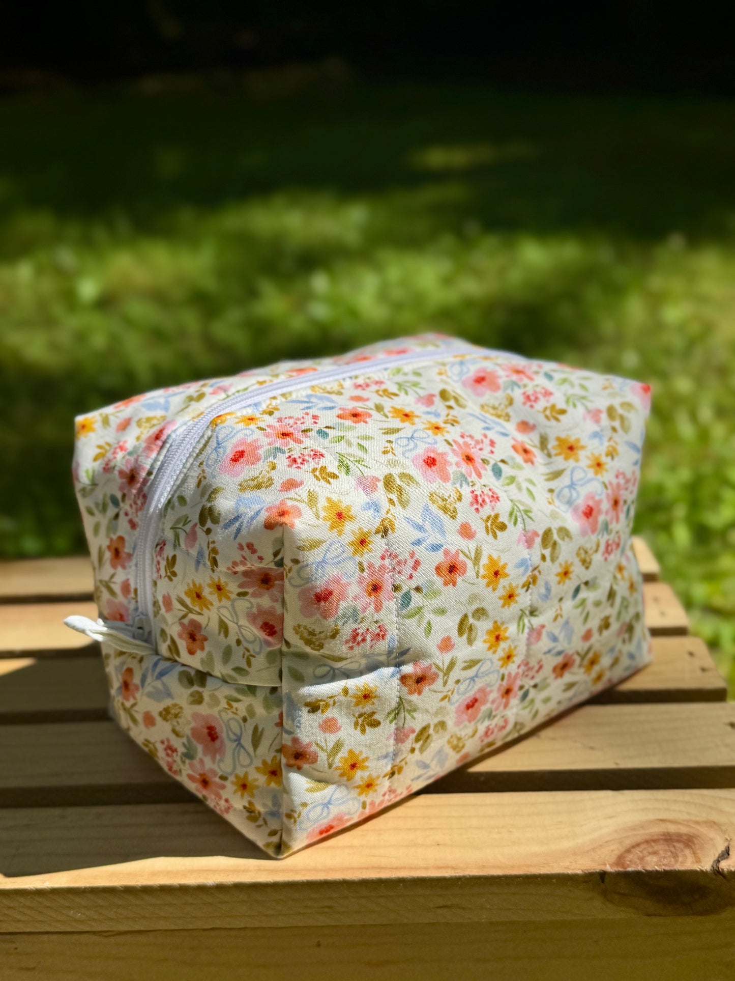 May Blooms Makeup Bag