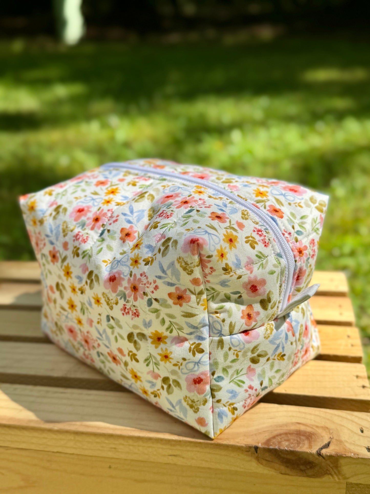 May Blooms Makeup Bag