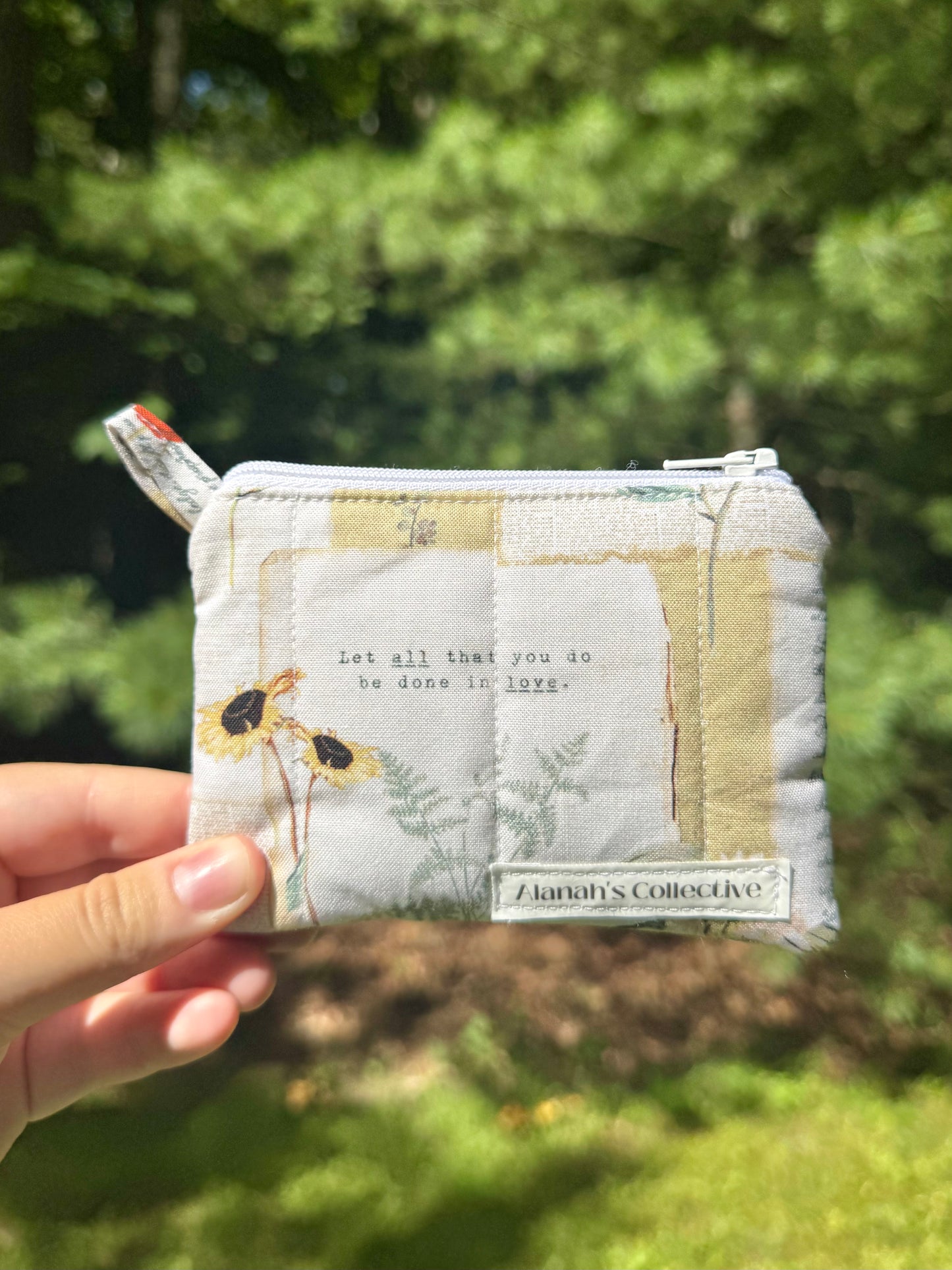 Grow in Love Mini Keychain Wallet