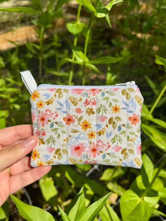 May Blooms Mini Keychain Wallet