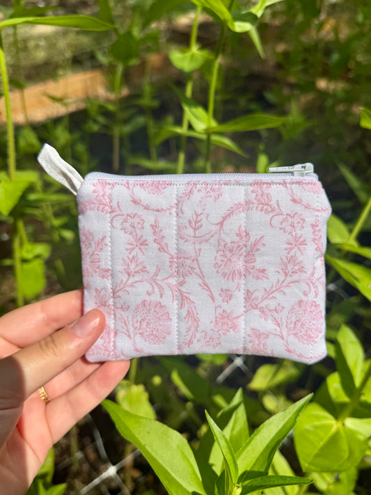 Pretty in Pink Mini Keychain Wallet