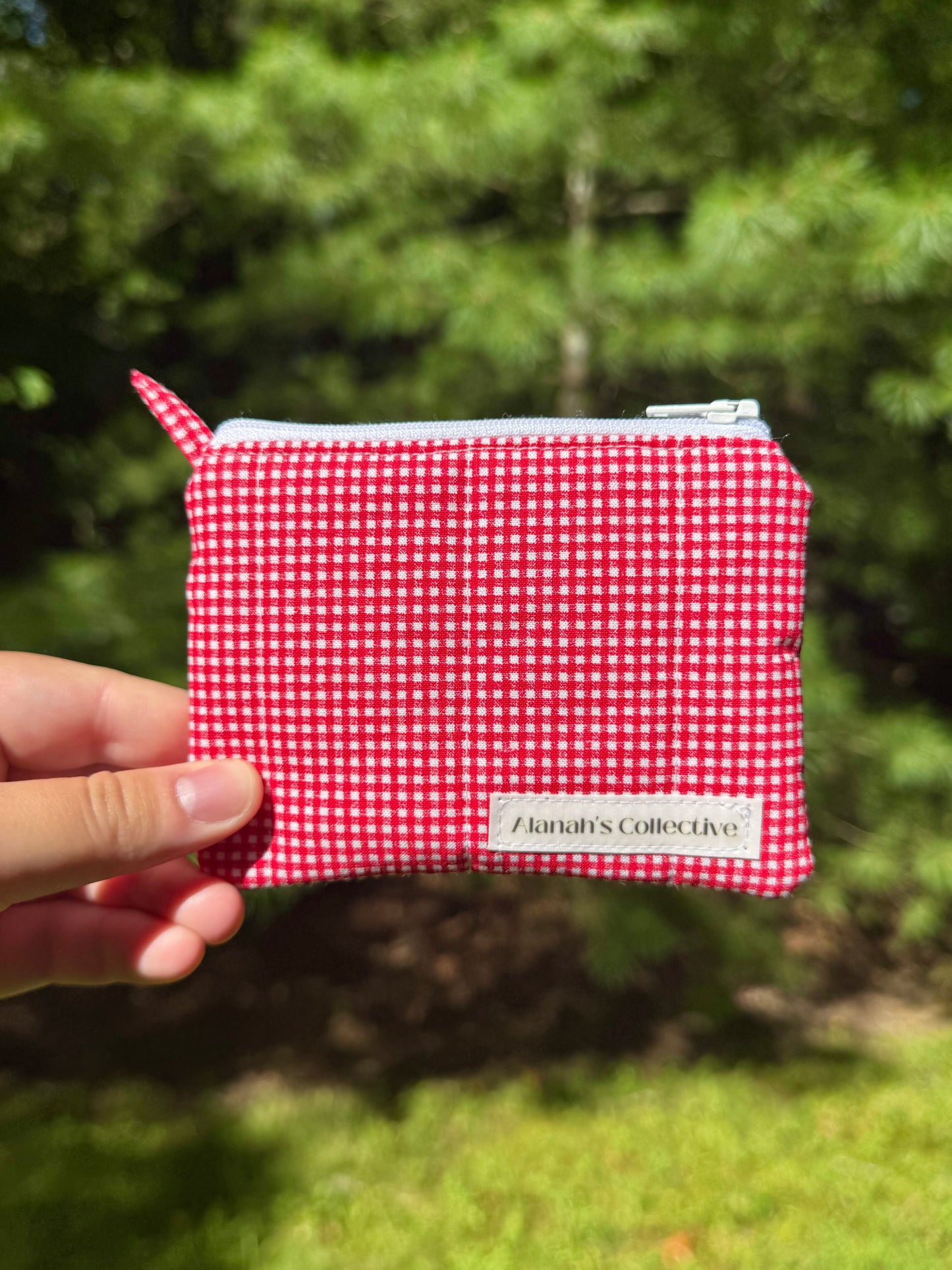 Summer Picnic Mini Keychain Wallet
