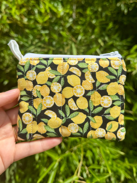 Love for Lemons Mini Keychain Wallet