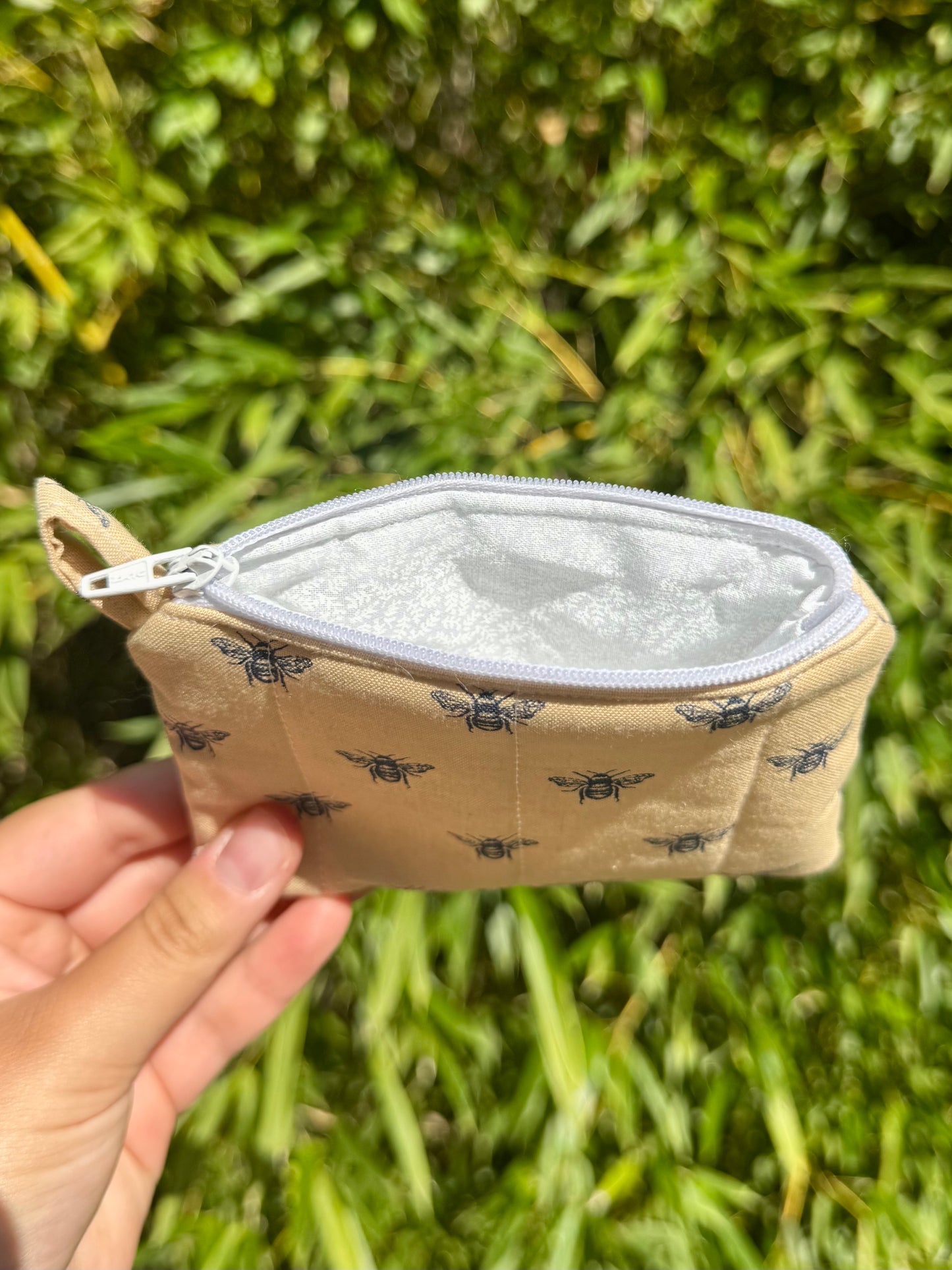 Autumn Bees Mini Keychain Wallet