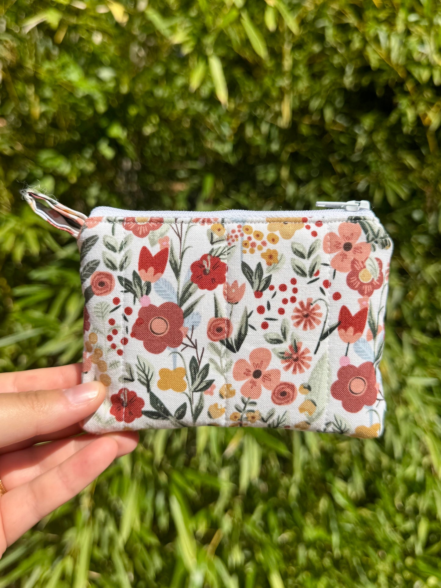 Fall in Bloom Mini Keychain Wallet