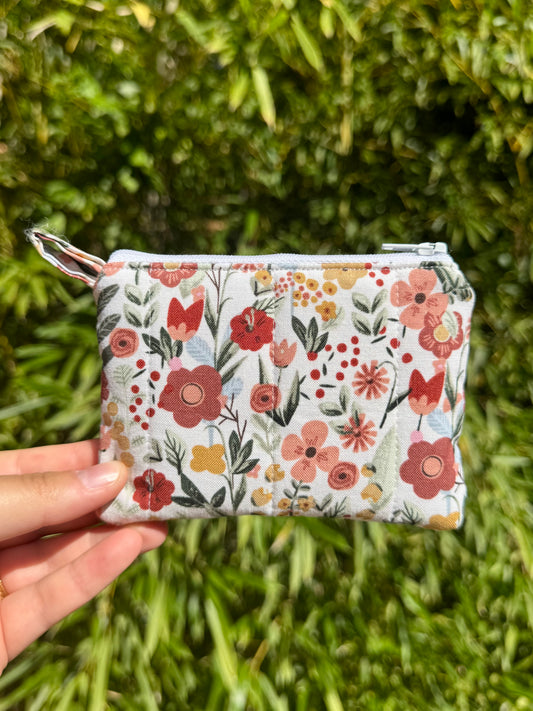 Fall in Bloom Mini Keychain Wallet