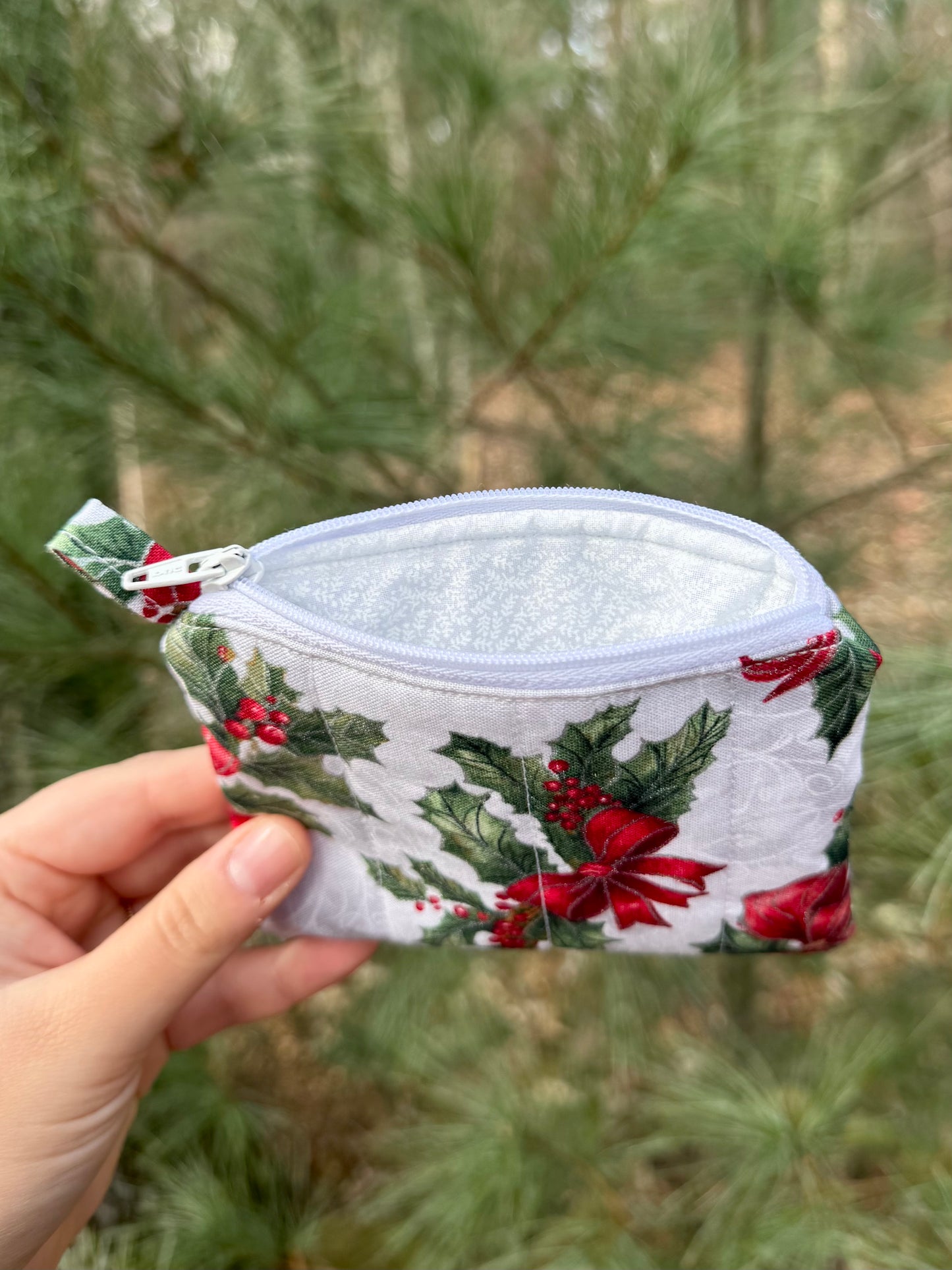 Under the Mistletoe Mini Keychain Wallet