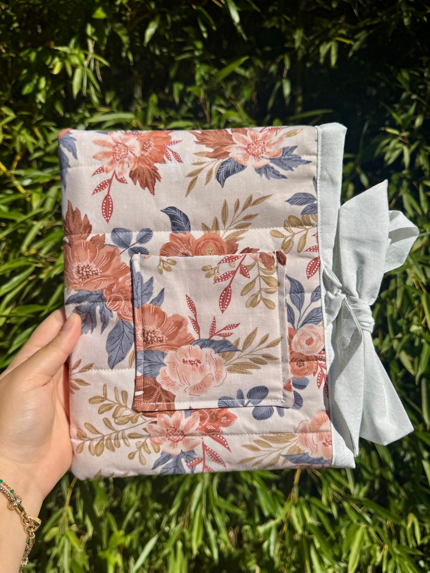 Boho Autumn Florals Small Bible/Book Sleeve