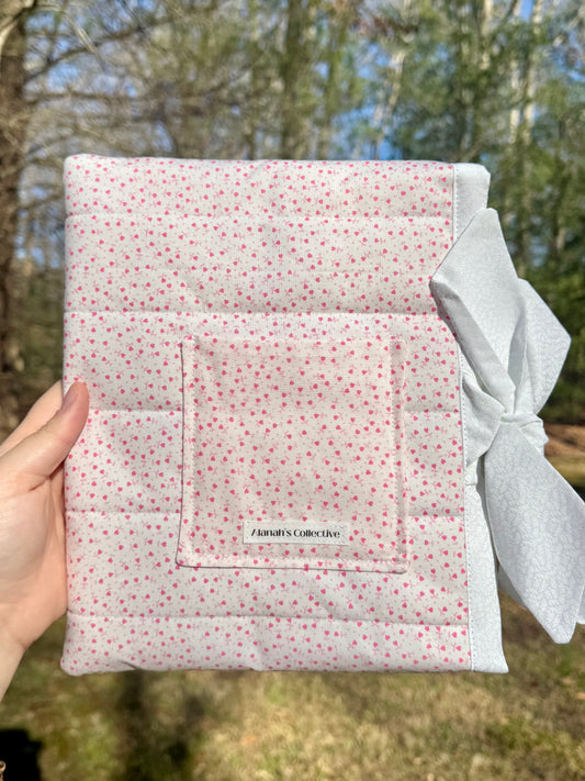 Darling Hearts Small Bible/Book Sleeve