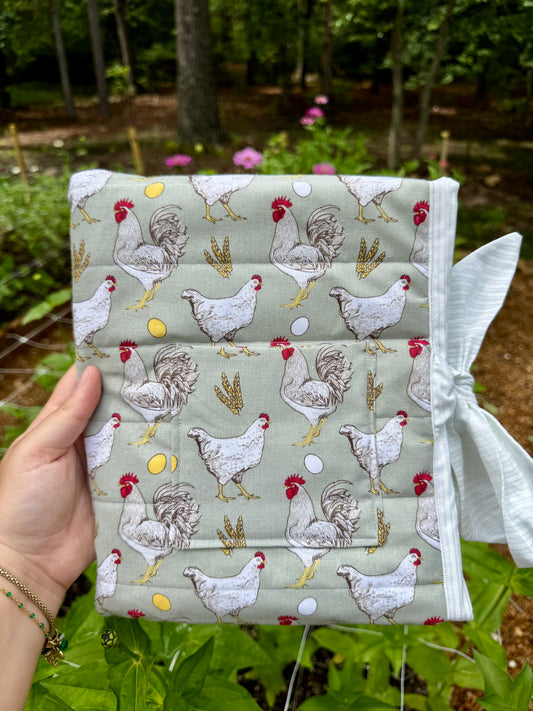 Farmstead Chickens Small Bible/Book Sleeve