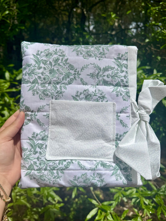 Green Leaves Small Bible/Book Sleeve