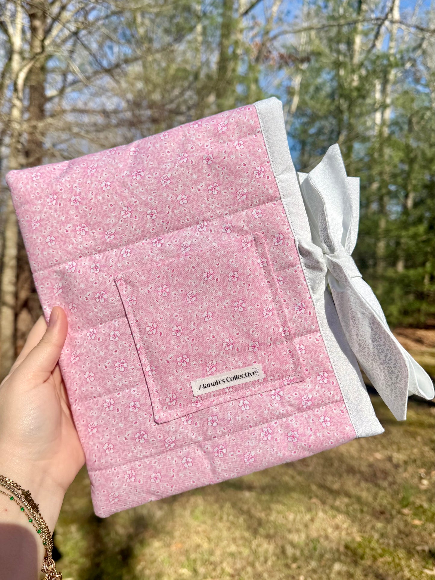 Blushing Pink Small Bible/Book Sleeve