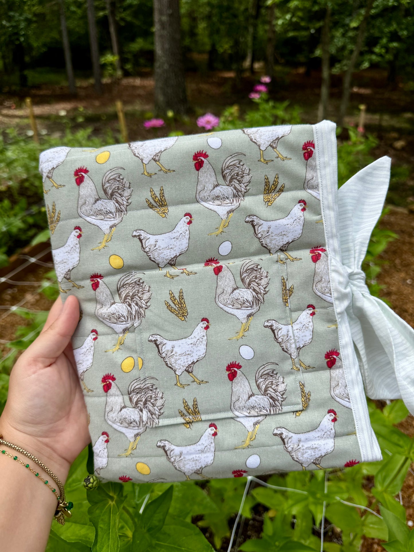 Farmstead Chickens Small Bible/Book Sleeve