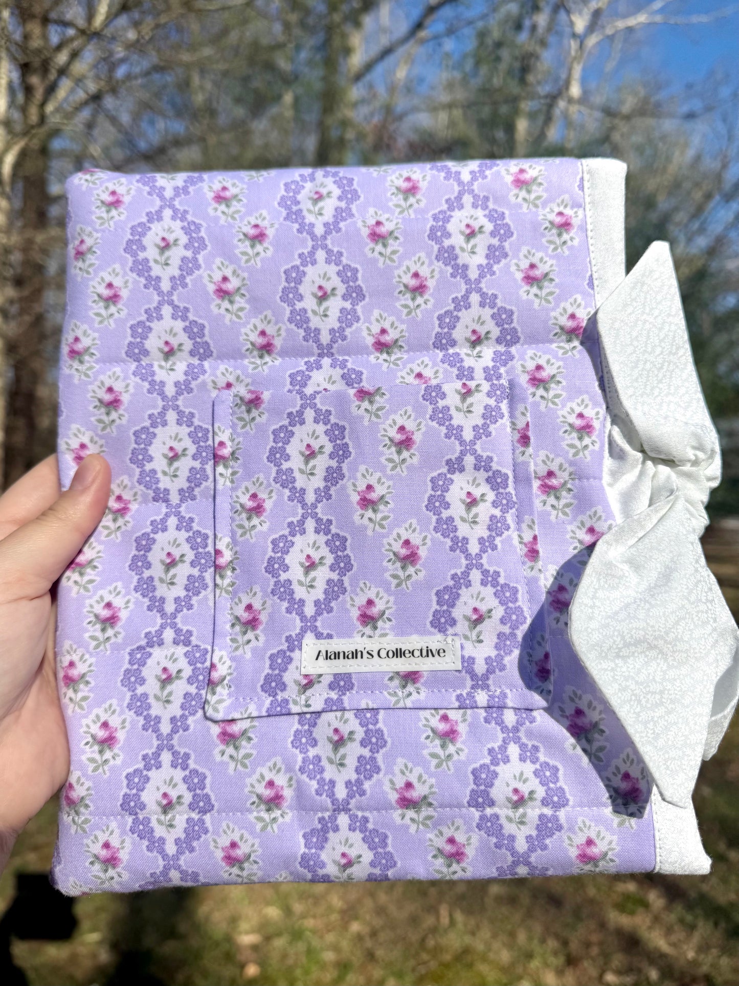 Lovely Lavender Small Bible/Book Sleeve