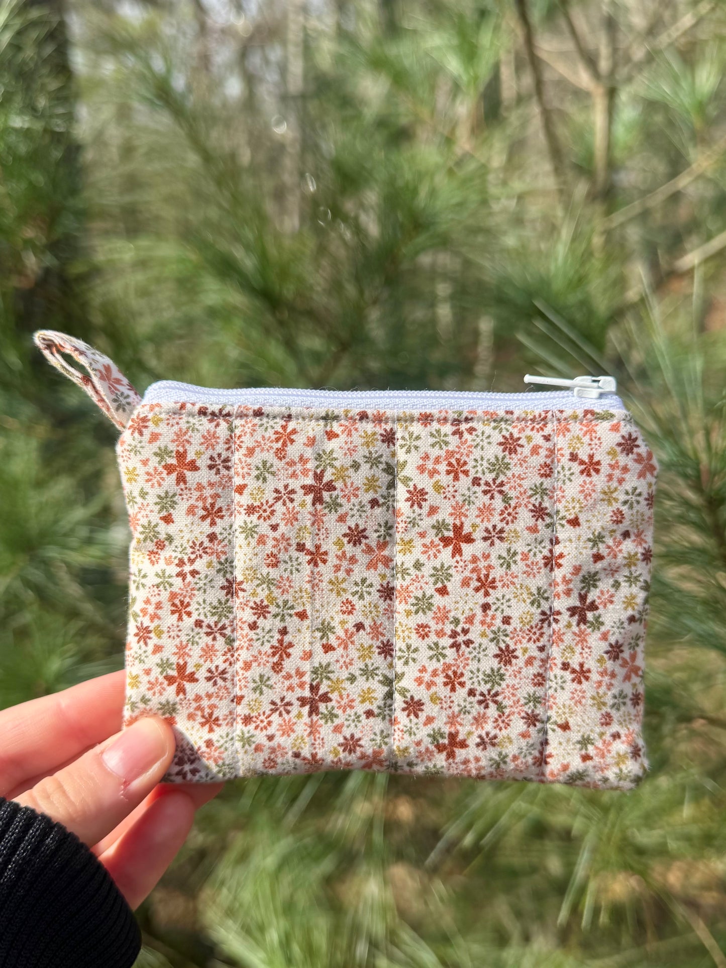 Cinnamon Roll Mini Keychain Wallet