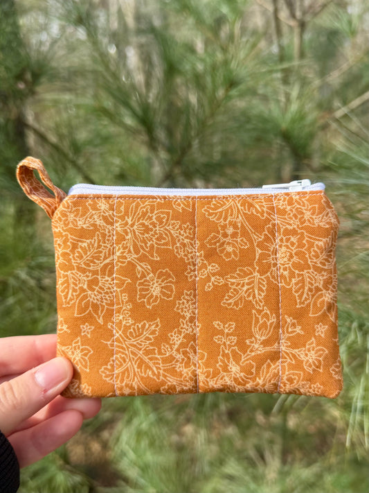 Pumpkin Spice Mini Keychain Wallet