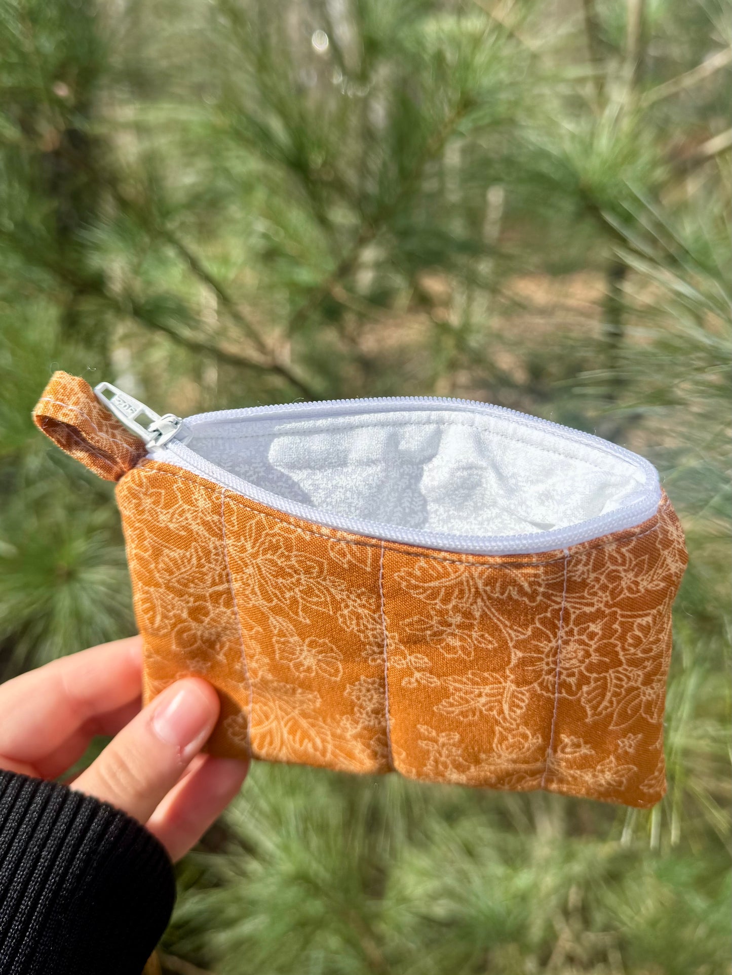 Pumpkin Spice Mini Keychain Wallet
