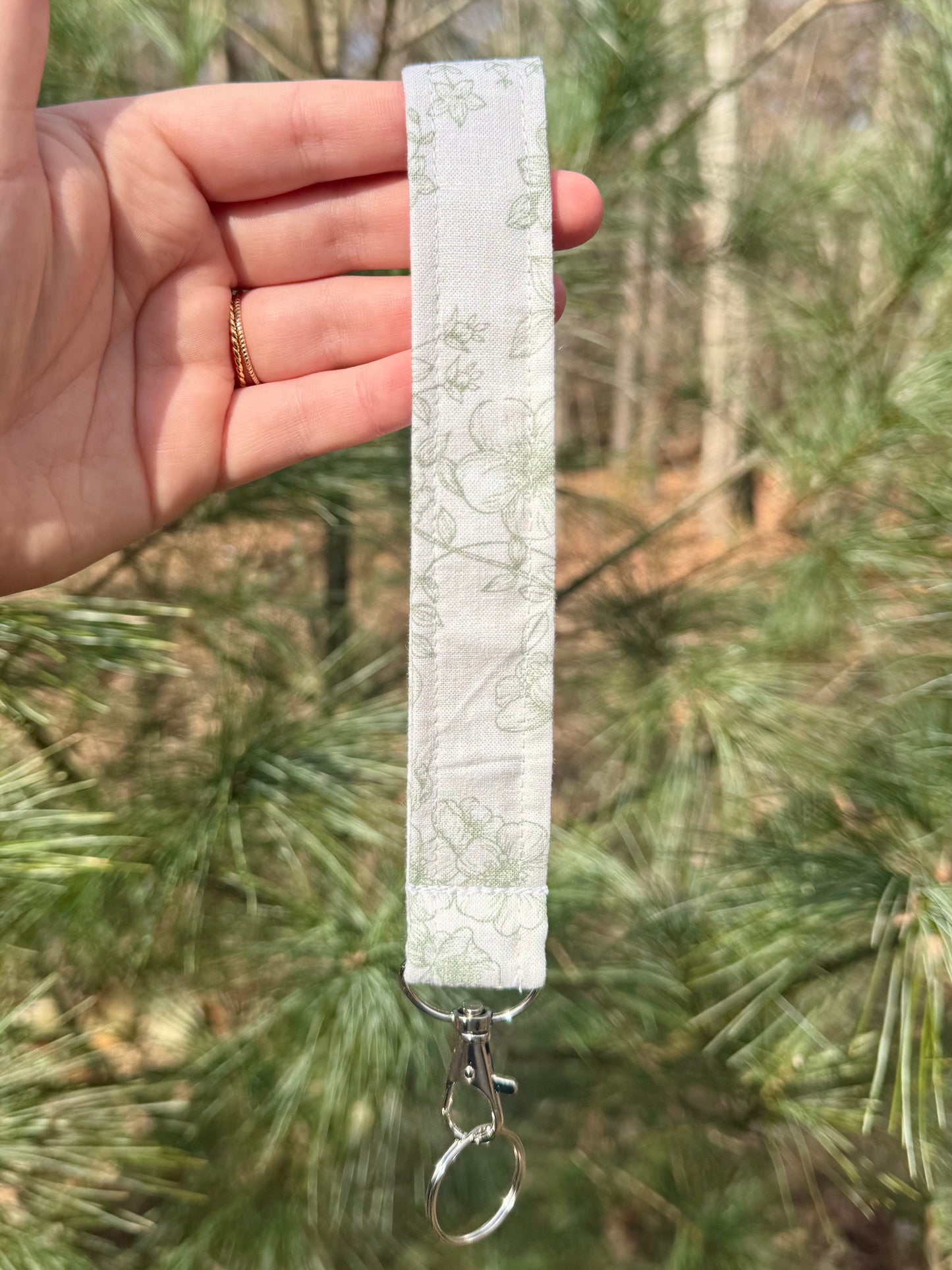 Apple Blossom Wristlet