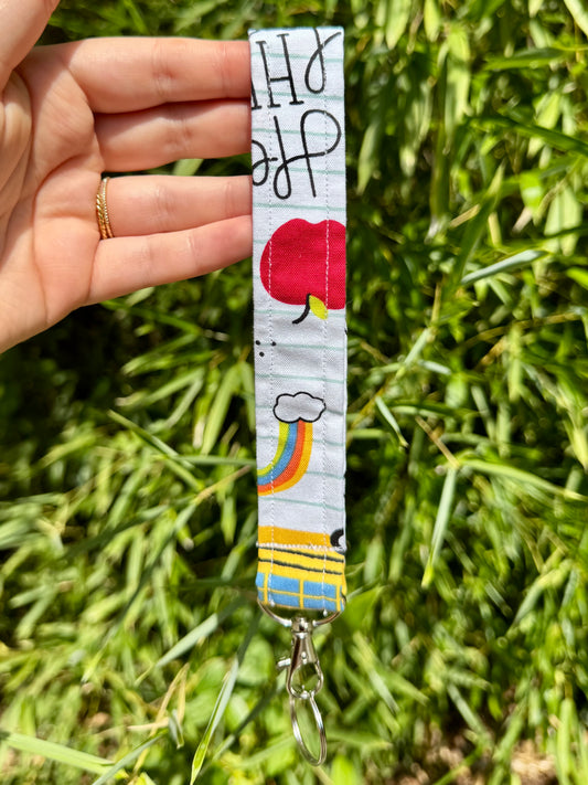 Back to School Wristlet
