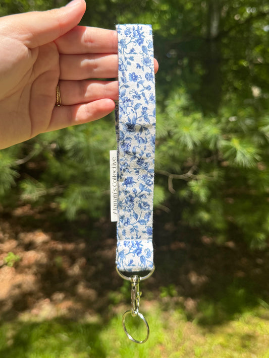 Porcelain Florals Wristlet