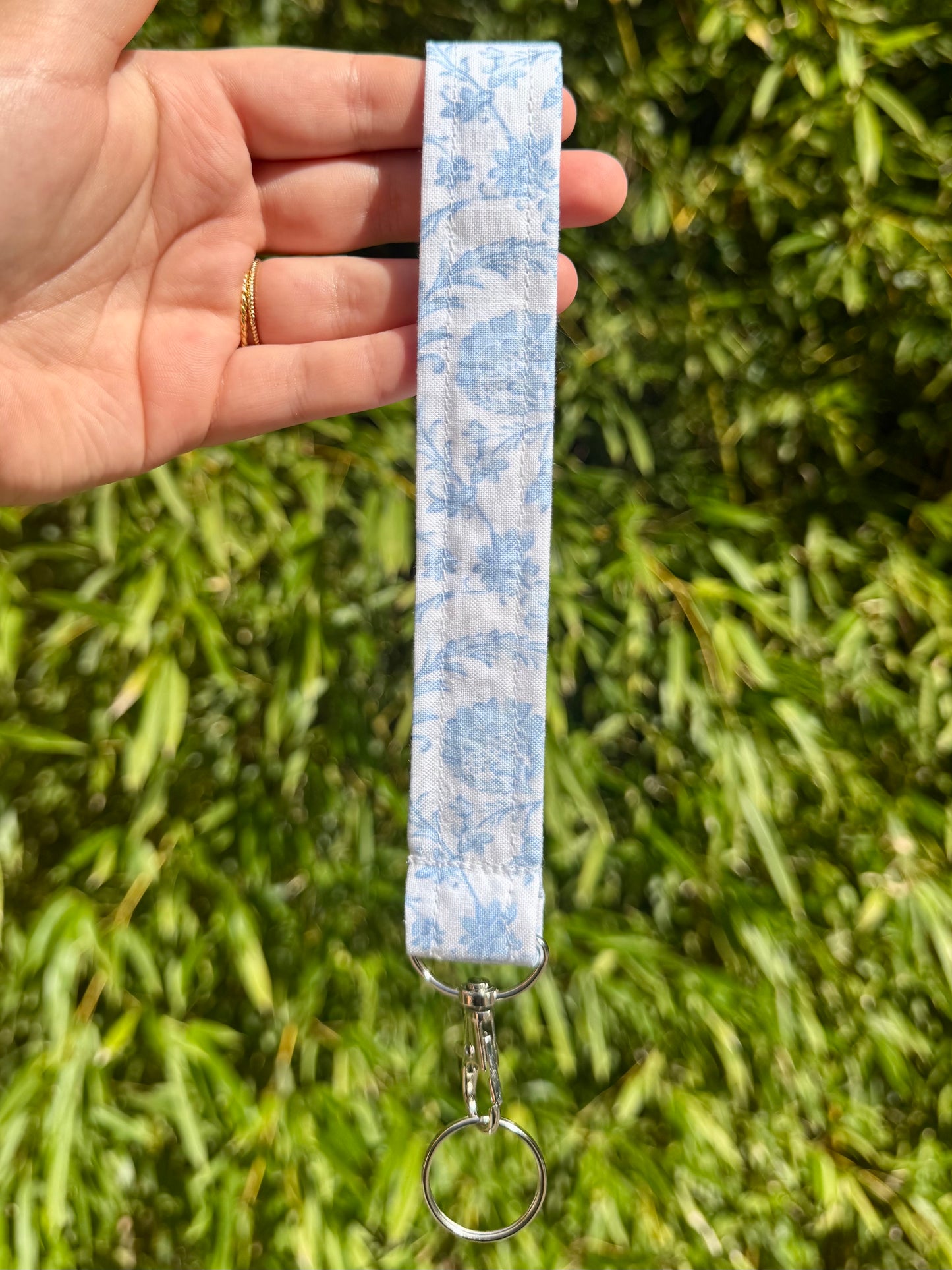 Pretty in Blue Wristlet