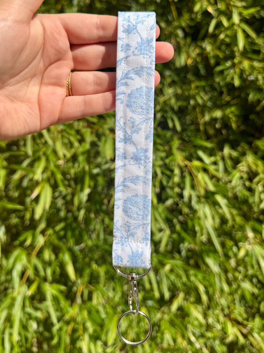 Pretty in Blue Wristlet